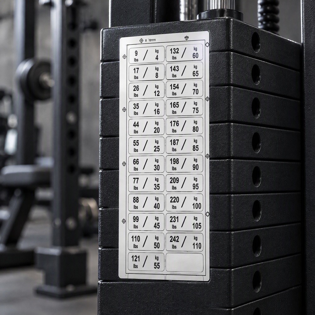Men'S Accessories Types - 2pcs Fitness Equipment Weight Stickers Gym