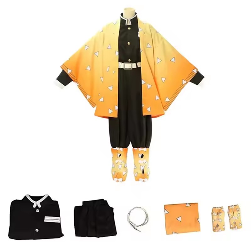 Anime Agatsuma Zenitsu Cosplay - Men'S Kimono Accessories review and price