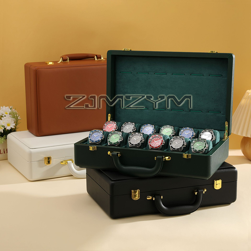 12 Slots Watch Box Mens Watche - Travel Organizer Men review and price